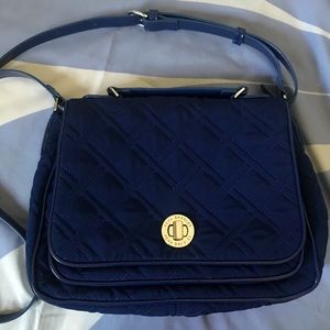 Blue Vera Bradley cross body purse